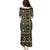 Fiji Masi Tapa Pattern Yellow Puletasi - Polynesian Pride