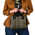 Fiji Masi Tapa Pattern Yellow Shoulder Handbag - Polynesian Pride