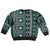 Fiji Masi Tapa Pattern Teal Kid Ugly Christmas Sweater - Polynesian Pride
