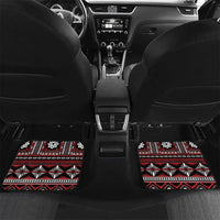 Fiji Masi Tapa Pattern Red Car Mats - Polynesian Pride