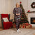 Fiji Masi Tapa Pattern Red Christmas Pajama Set - Polynesian Pride