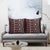 Fiji Masi Tapa Pattern Red Pillow Cover - Polynesian Pride