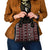 Fiji Masi Tapa Pattern Red Shoulder Handbag - Polynesian Pride