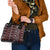 Fiji Masi Tapa Pattern Red Shoulder Handbag - Polynesian Pride