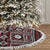Fiji Masi Tapa Pattern Red Tree Skirt - Polynesian Pride