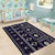 Fiji Masi Tapa Pattern Purple Area Rug - Polynesian Pride