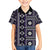 Fiji Masi Tapa Pattern Purple Family Matching Off Shoulder Maxi Dress and Hawaiian Shirt - Polynesian Pride