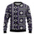Fiji Masi Tapa Pattern Purple Ugly Christmas Sweater - Polynesian Pride
