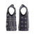 Fiji Masi Tapa Pattern Purple Christmas Knitted V-Neck Vest - Polynesian Pride