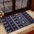 Fiji Masi Tapa Pattern Purple Rubber Doormat - Polynesian Pride