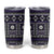 Fiji Masi Tapa Pattern Purple Tumbler Cup - Polynesian Pride