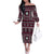 Fiji Masi Tapa Pattern Pink Family Matching Off The Shoulder Long Sleeve Dress and Hawaiian Shirt - Polynesian Pride