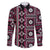 Fiji Masi Tapa Pattern Pink Family Matching Puletasi and Hawaiian Shirt - Polynesian Pride