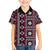 Fiji Masi Tapa Pattern Pink Family Matching Short Sleeve Bodycon Dress and Hawaiian Shirt - Polynesian Pride