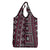 Fiji Masi Tapa Pattern Pink Grocery Bag - Polynesian Pride