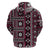 Fiji Masi Tapa Pattern Pink Hoodie - Polynesian Pride