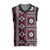 Fiji Masi Tapa Pattern Pink Christmas Knitted V-Neck Vest - Polynesian Pride