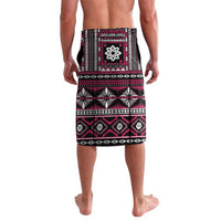 Fiji Masi Tapa Pattern Pink Lavalava - Polynesian Pride