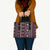 Fiji Masi Tapa Pattern Pink Leather Bag - Polynesian Pride