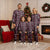 Fiji Masi Tapa Pattern Pink Christmas Pajama Set - Polynesian Pride