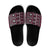 Fiji Masi Tapa Pattern Pink Slide Sandals - Polynesian Pride