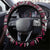 Fiji Masi Tapa Pattern Pink Steering Wheel Cover - Polynesian Pride