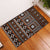 Fiji Masi Tapa Pattern Orange Rubber Doormat - Polynesian Pride