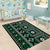 Fiji Masi Tapa Pattern Green Area Rug - Polynesian Pride