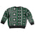Fiji Masi Tapa Pattern Green Kid Ugly Christmas Sweater - Polynesian Pride