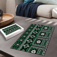 Fiji Masi Tapa Pattern Green Puzzle - Polynesian Pride