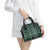 Fiji Masi Tapa Pattern Green Shoulder Handbag - Polynesian Pride