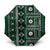 Fiji Masi Tapa Pattern Green Umbrella - Polynesian Pride