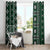 Fiji Masi Tapa Pattern Green Window Curtain - Polynesian Pride