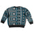 Fiji Masi Tapa Pattern Blue Kid Ugly Christmas Sweater - Polynesian Pride
