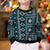 Fiji Masi Tapa Pattern Blue Kid Ugly Christmas Sweater - Polynesian Pride