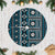 Fiji Masi Tapa Pattern Blue Tree Skirt - Polynesian Pride