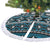 Fiji Masi Tapa Pattern Blue Tree Skirt - Polynesian Pride