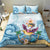 Hawaii Flamingo Bedding Set Plumeria Tropical Beach