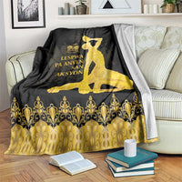 Haiti Neg Marron Gold Blanket Lespwa pa anyen san aksyon LT01 Gold - Polynesian Pride