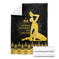 Haiti Neg Marron Gold Blanket Lespwa pa anyen san aksyon LT01 - Polynesian Pride