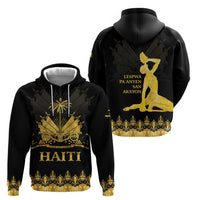 Haiti Neg Marron Gold Hoodie Lespwa pa anyen san aksyon