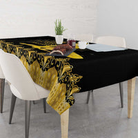 Haiti Neg Marron Gold Tablecloth Lespwa pa anyen san aksyon LT01 - Polynesian Pride