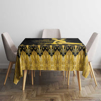 Haiti Neg Marron Gold Tablecloth Lespwa pa anyen san aksyon LT01 - Polynesian Pride