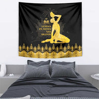 Haiti Neg Marron Gold Tapestry Lespwa pa anyen san aksyon
