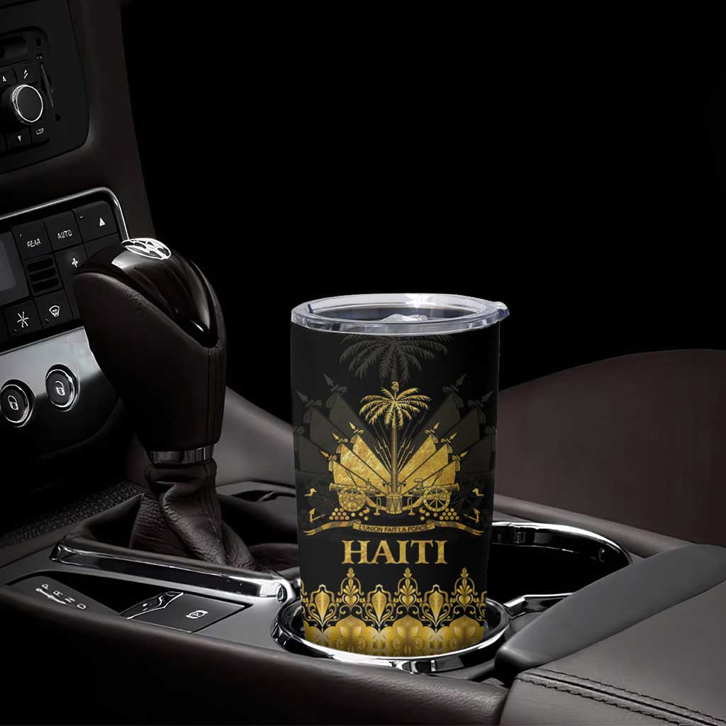 Haiti Neg Marron Gold Tumbler Cup Lespwa pa anyen san aksyon LT01 - Polynesian Pride