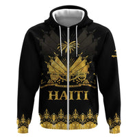 Haiti Neg Marron Gold Zip Hoodie Lespwa pa anyen san aksyon