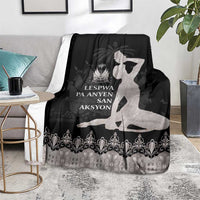Haiti Neg Marron Silver Blanket Hope is Nothing Without Action LT01 - Polynesian Pride