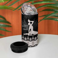 Haiti Neg Marron Silver 4 in 1 Can Cooler Tumbler Hope is Nothing Without Action LT01 - Polynesian Pride