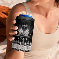 Haiti Neg Marron Silver 4 in 1 Can Cooler Tumbler Hope is Nothing Without Action LT01 - Polynesian Pride
