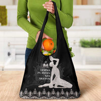 Haiti Neg Marron Silver Grocery Bag Hope is Nothing Without Action LT01 - Polynesian Pride